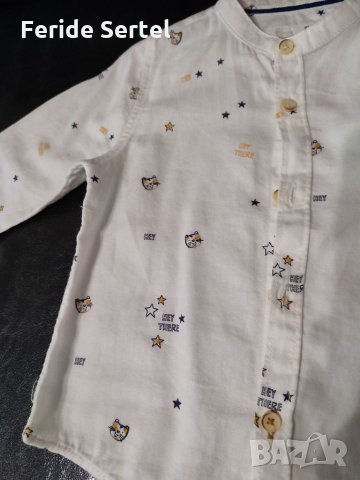 Риза за момченце 12 /18 - 86 размер , снимка 4 - Детски ризи - 34481408