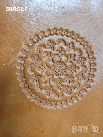 ръчно изработена чанта ЕСТЕСТВЕНА КОЖА!, снимка 6 - Чанти - 49481659