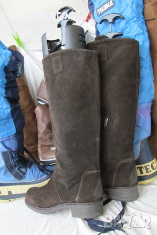 Елегантни, ежедневни дамски ботуши, 39 - 40- антихлъзгаща подметка от каучук, 100% естествена кожа, снимка 14 - Дамски ботуши - 35097592