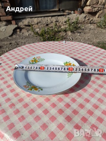 Стара порцеланова чиния #11, снимка 5 - Антикварни и старинни предмети - 33951391