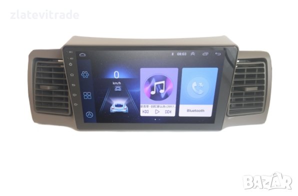 TOYOTA COROLLA E120 BYD - 9''/6.2'' 2000-2007 - Андроид Навигация, снимка 3 - Навигация за кола - 40364376