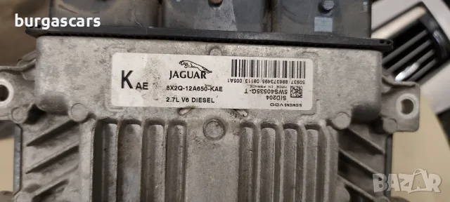 Компютър двигател 8X2Q-12A650-KAE / SID204 Jaguar XF 2.7D-207к.с. 2008г, снимка 2 - Части - 55889461