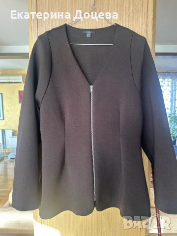 Тъмнокафяво сако Cos, снимка 3 - Сака - 52615848