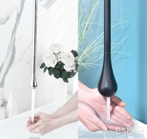 Луксозен сензорен таванен смесител тип "капка", снимка 7 - Смесители - 42754192