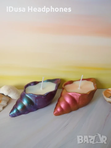 Соеви свещи, морска тематика, снимка 2 - Декорация за дома - 51369254