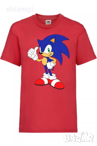 Детска тениска Sonic 005,Соник,Игра,Изненада,Подарък,Празник,Повод, снимка 8 - Детски тениски и потници - 37435298
