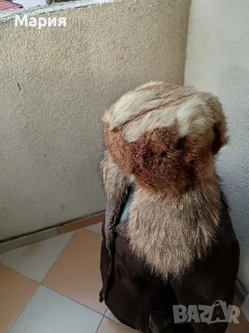 Продавам кожух от естествена агнешка кожа с яка от естествен косъм от каскада Лисица и шапка , снимка 14 - Палта, манта - 48308767