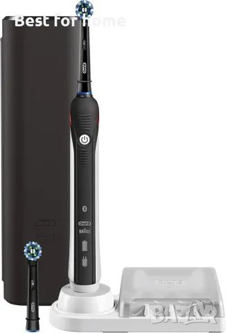 Електрическа четка за зъби Oral-B Smart 4 4500 Black Edition, Черна, 3 режима, 2 глави, Bluetooth, Т, снимка 12 - Други - 50104109