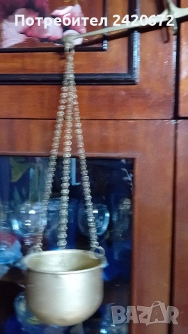 месингов  кантар везна, снимка 2 - Декорация за дома - 52985410