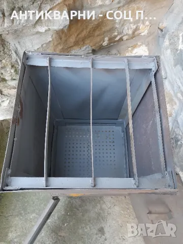 Стара Метална Ръчно Изработена Пушилня За Месо., снимка 6 - Антикварни и старинни предмети - 48722262