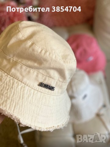 шапка JACQUEMUS Le Bob Artichaut bucket hat, снимка 5 - Шапки - 42685847