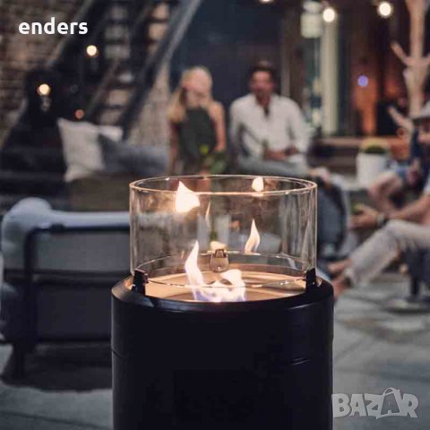 Газов уред с пламък Enders Nova LED L black, снимка 3 - Камини - 31515092
