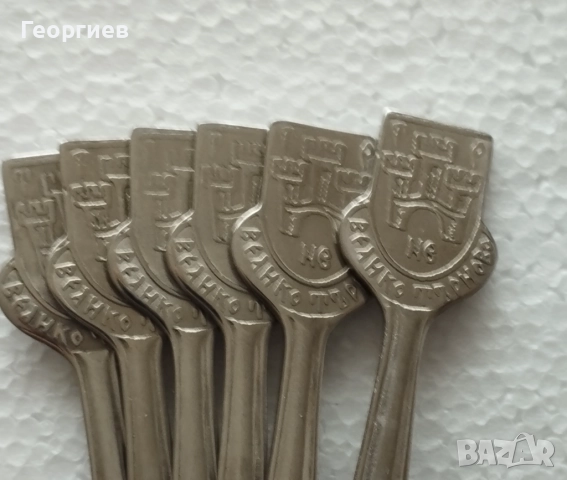 Посребрени с позлата мелхиорени лъжички за чай,кафе от СССР., снимка 15 - Прибори за хранене, готвене и сервиране - 51876694
