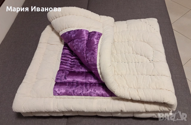Вълнен юрган / завивка , снимка 11 - Олекотени завивки и одеяла - 53109098