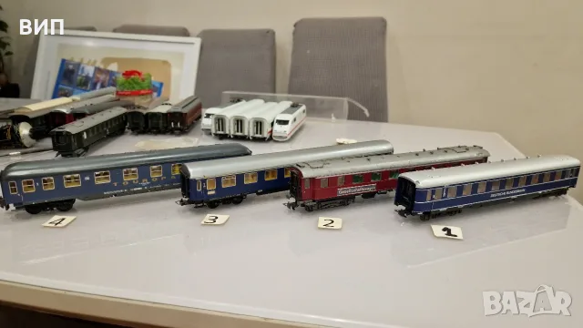 Пътнически и товарни вагони Fleischmann,Roco,Marklin,Liliput, 1:87 HO, съвместими с Пико,1:87 HO