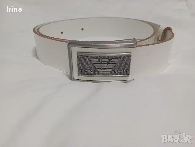 Кожен Колан  ARMANI, снимка 2 - Колани - 48459544