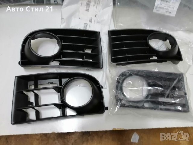 Голф 5 Vw Golf V Решетки в броня решетка халоген, снимка 6 - Части - 34402051