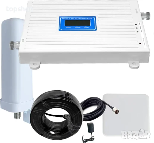 2G 3G 4G 900 1800 2100 MHz Band Усилвател на клетъчен сигнал Ретранслатор LTE GSM WCDMA, снимка 6 - Друга електроника - 50542373