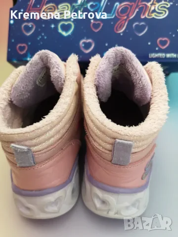 Сникърси Skechers Heart Lights Brilliant Rainbow, размер 32- Доставка до СПИДИ АВТОМАТ 2,14€, снимка 4 - Детски боти и ботуши - 55830587