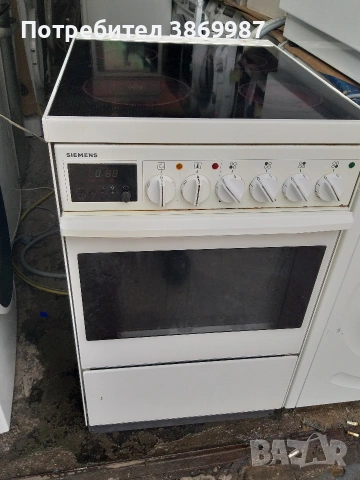 Печка със керамични котлони и вентилатор Siemens , снимка 6 - Печки, фурни - 53925763
