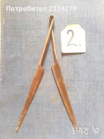 Стари ковани ножици за стригане на вълна от възрождението, снимка 8 - Антикварни и старинни предмети - 47474739