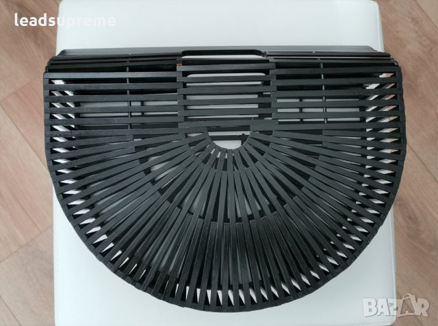 Черна Бамбукова Чанта - Налична - Black Bamboo Bag, снимка 3 - Чанти - 31624646