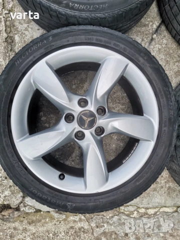 4бр лети джанти 17" за Мерцедес с гуми 225/45/17 , снимка 4 - Гуми и джанти - 53219034
