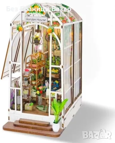 Нов Комплект за сглобяване на мини градинска къща - 3D пъзел за възрастни