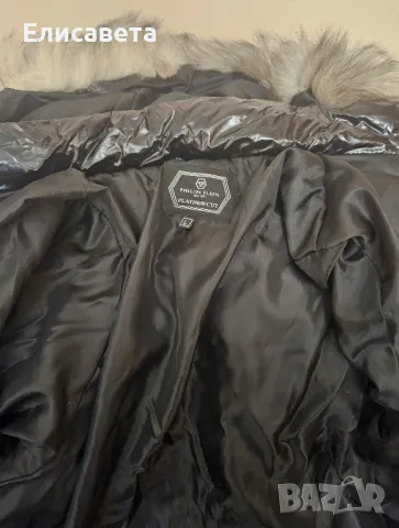 Дамско зимно модерно яке, размер Л, ,в черен цвят  лак ,PP, снимка 6 - Якета - 47925492