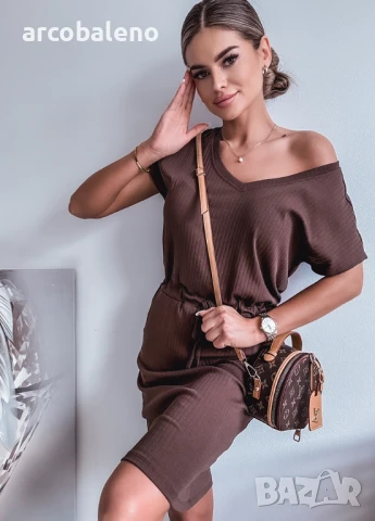 Дамска памучна рокля  SAMANTA, 2цвята , снимка 13 - Рокли - 50704734