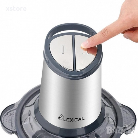 Чопър с корпус от неръждаема стомана LEXICAL TOP LUX LCH-1911; Гаранция: 2 години., снимка 3 - Чопъри и пасатори - 52699999