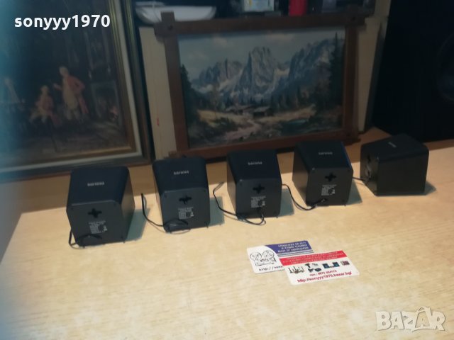 PHILIPS 5 бр тонколони 9х9х8см 1612201725, снимка 17 - Тонколони - 31142473