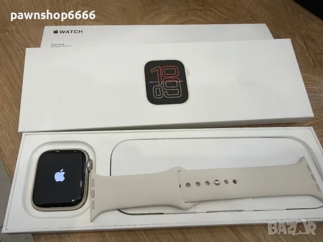 Apple Watch SE 3 44mm Starlight (GPS) – с международна гаранция от Apple до 02.07.2027 г.