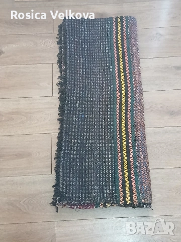 Ръчно тъкана вълнена черга , снимка 10 - Антикварни и старинни предмети - 54149631