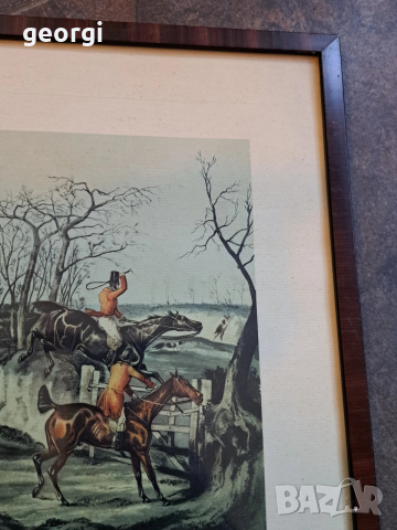 картина на ловна сцена 32/4, снимка 10 - Картини - 53159698