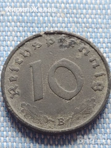 Монета 10 райхсфенинг 1943г. Германия Трети Райх с СХВАСТИКА за КОЛЕКЦИЯ 31578