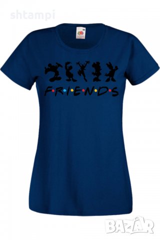 Дамска Тениска Mickey Friends,Изненада,Повод,Подарък,Празник, снимка 7 - Тениски - 37641836