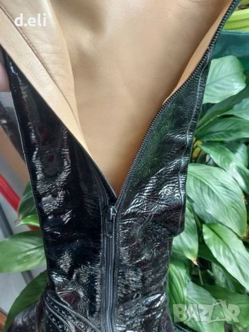 MIU MIU Original Size 37 100% Кожа Уникални ботуши , снимка 5 - Дамски ботуши - 52603802