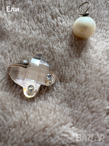 Swarovski бижу и перла естествена, снимка 5 - Други - 54255221