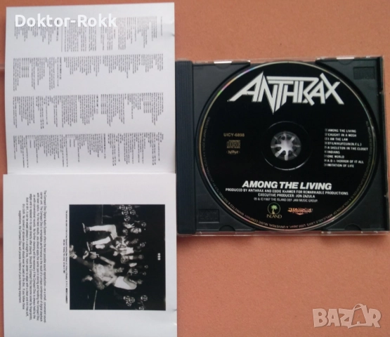Anthrax - CD - неофициални дискове, снимка 3 - CD дискове - 52945672