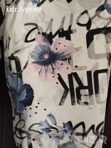 памучен спортен панталон на цветя , снимка 3 - Панталони - 54179331
