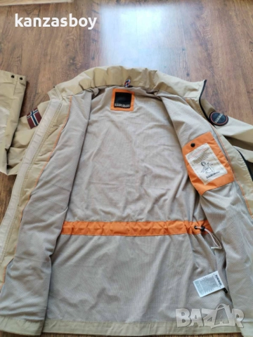 Napapijri A-Tepees Jacket Beige Cornstalk - страхотно мъжко яке КАТО НОВО ХЛ, снимка 15 - Якета - 51695318