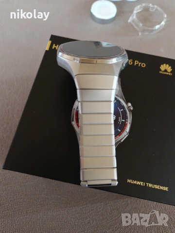 Huawei Watch GT 6 Pro Titanium в гаранция от Yettel, снимка 7 - Смарт часовници - 53934118