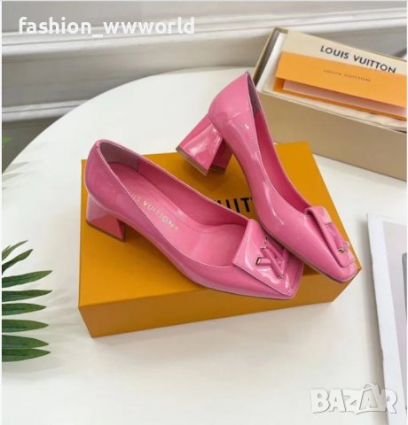 Елегантни обувки на ток LOUIS VUITTON (35-40) - реплика, снимка 6 - Дамски елегантни обувки - 39609609