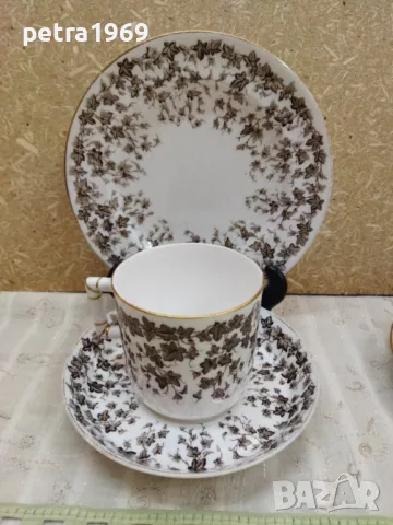 Порцеланов троен сет на Royal Worcester от края на 19-ти век