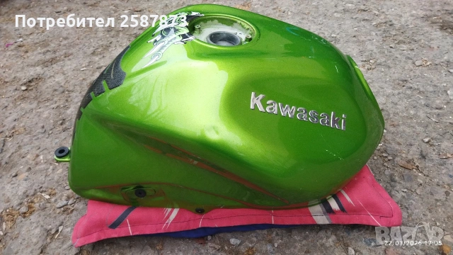Резервоар за Kawasaki Z750 2007-2012, снимка 3 - Части - 53937147