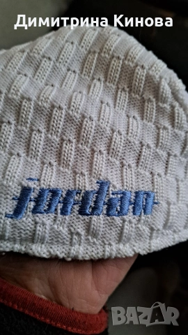 Бяла бейзболна шапка Air Jordan Nike, снимка 5 - Шапки - 54053222
