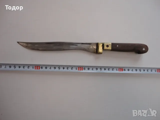 Старинен овчарски касапски нож 6