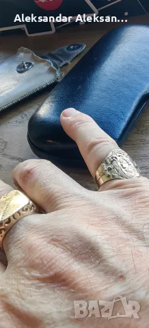 Златен пръстен със лика на ИСУС ХРИСТОС, снимка 7 - Пръстени - 49870177