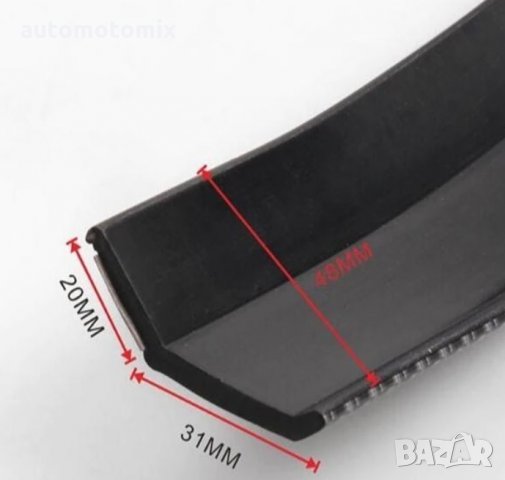 СПОЙЛЕР САМУРАЙ ЗА БРОНЯ,Червен карбон - 29067, снимка 3 - Аксесоари и консумативи - 33830411